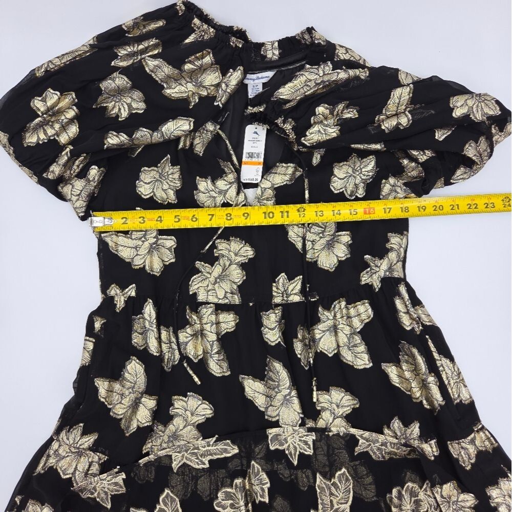 Tommy Bahama Shimmering Shores Tiered Dress Size Small Holiday Party Festive - Picture 5 of 9
